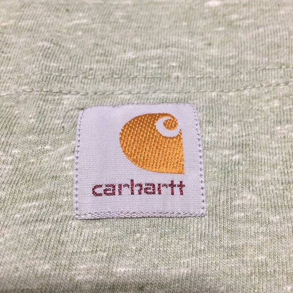 Carhartt Loose Fit Pocket T Shirt Men’s S Green Short Sleeve Workwear Casual - Picture 6 of 8